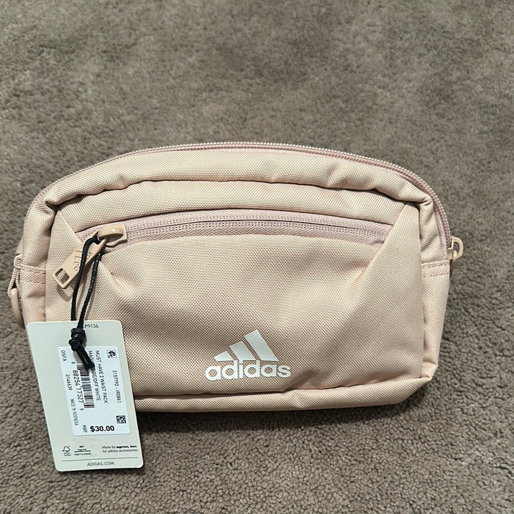 Adidas Tan Belt Bag Sporty Design